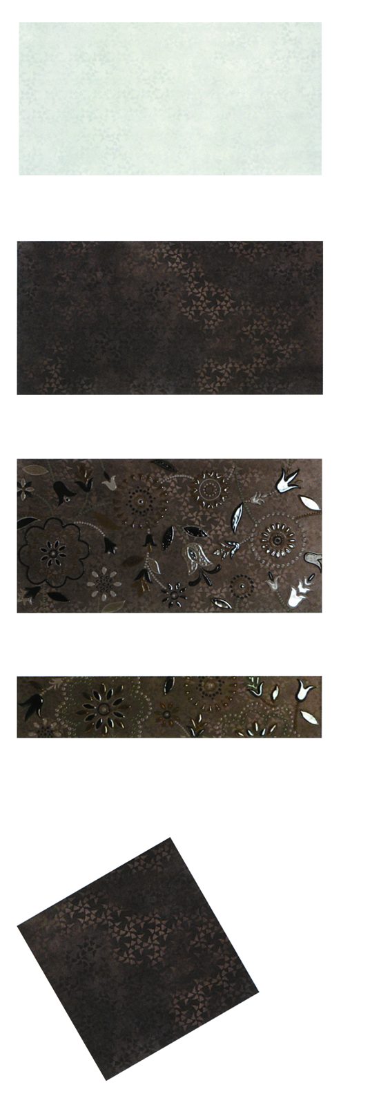 NIRVANA  GRIS decor 25x50