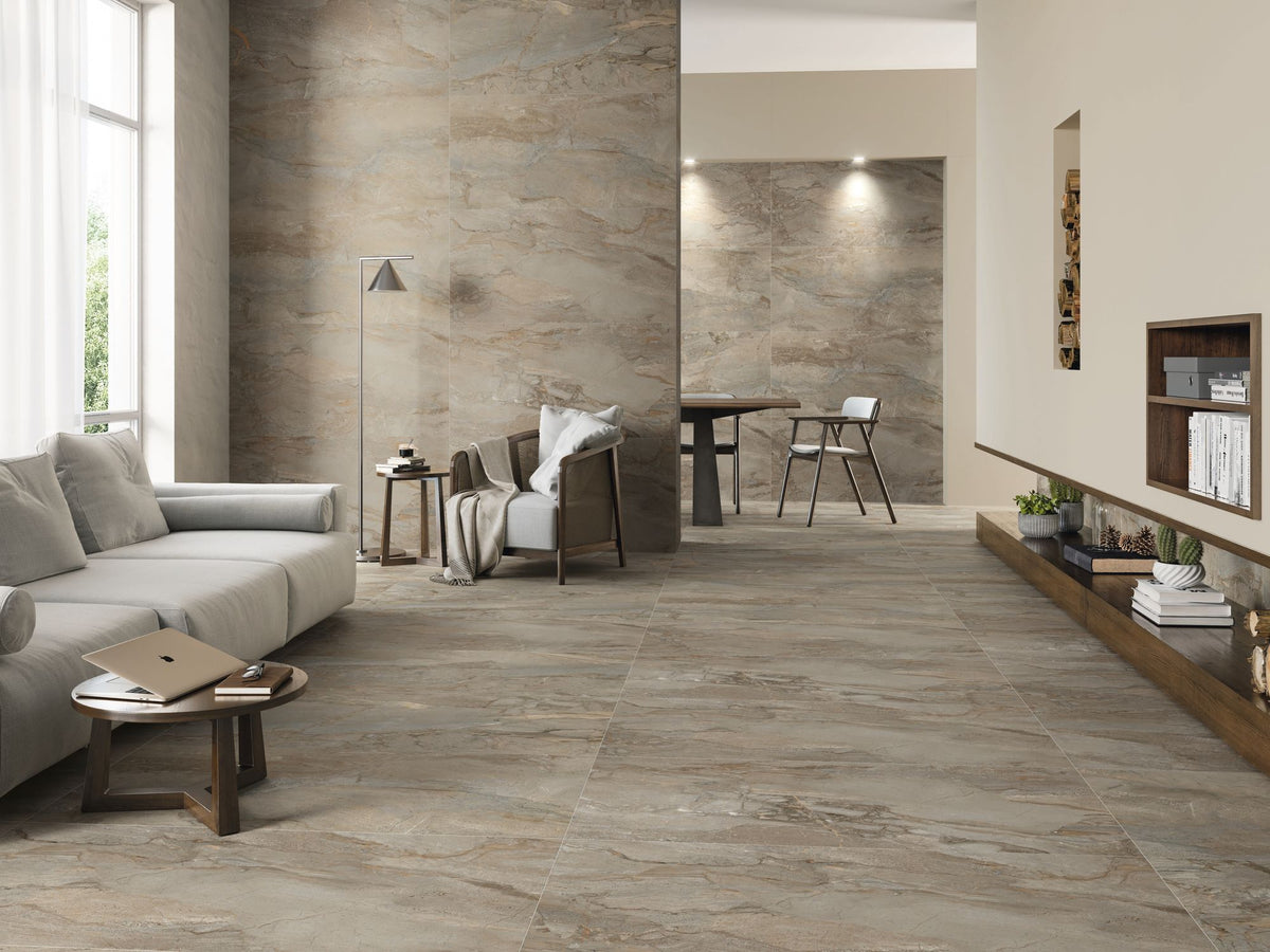 PIENZA MIELE PULIDO 60x120 - Baldocer ambient 2
