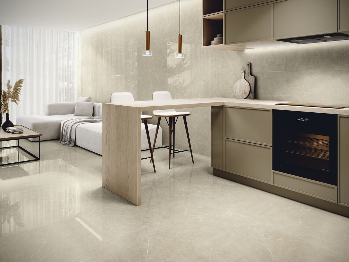 VERSE ALMOND PULIDO 60x120 - Baldocer ambient