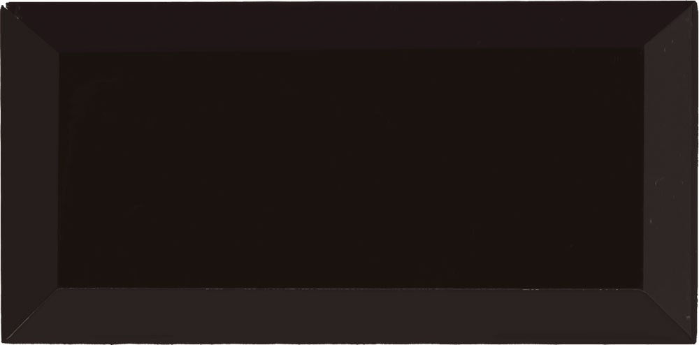 BISELADO NEGRO BRILLO 10x20