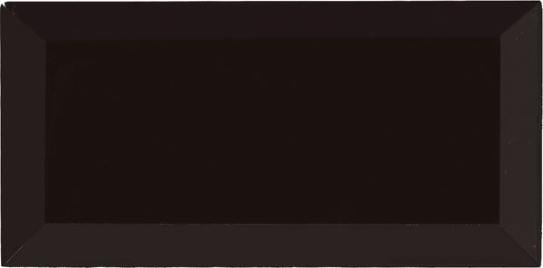 BISELADO NEGRO BRILLO 10x20